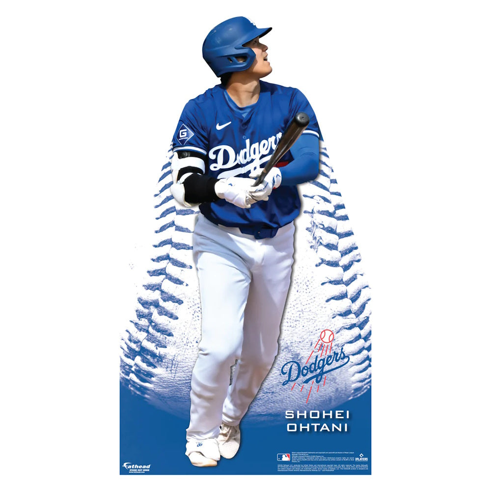 SHOHEI OHTANI - Los Angeles Dodgers Mini Cardstock Cutout / Officially Licensed MLB Stand Out